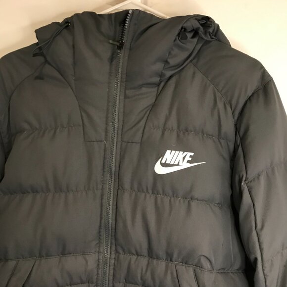 NIKE MENS DOWN HOODED JACKET SIZE M - Picture 5 of 7